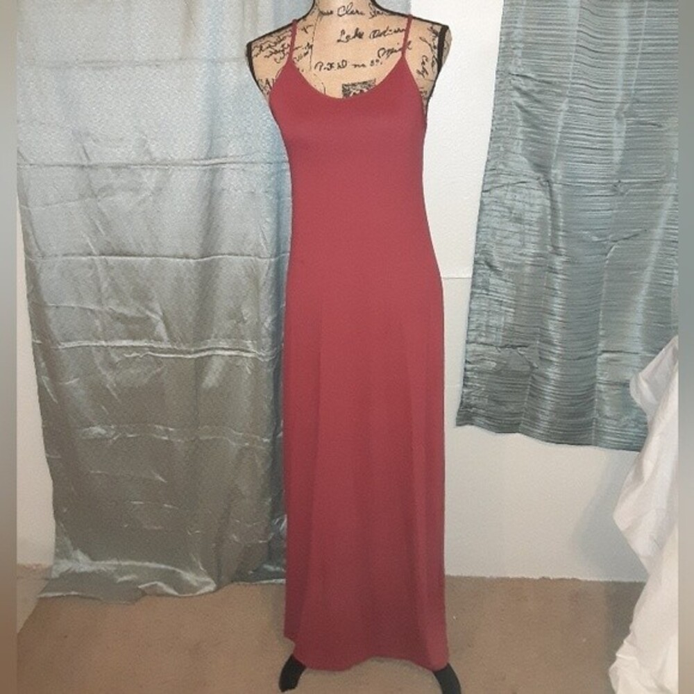 Active Usa Small Red Maxi Dress